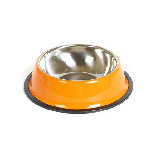 Dual-Use Stainless Steel Pet Bowl