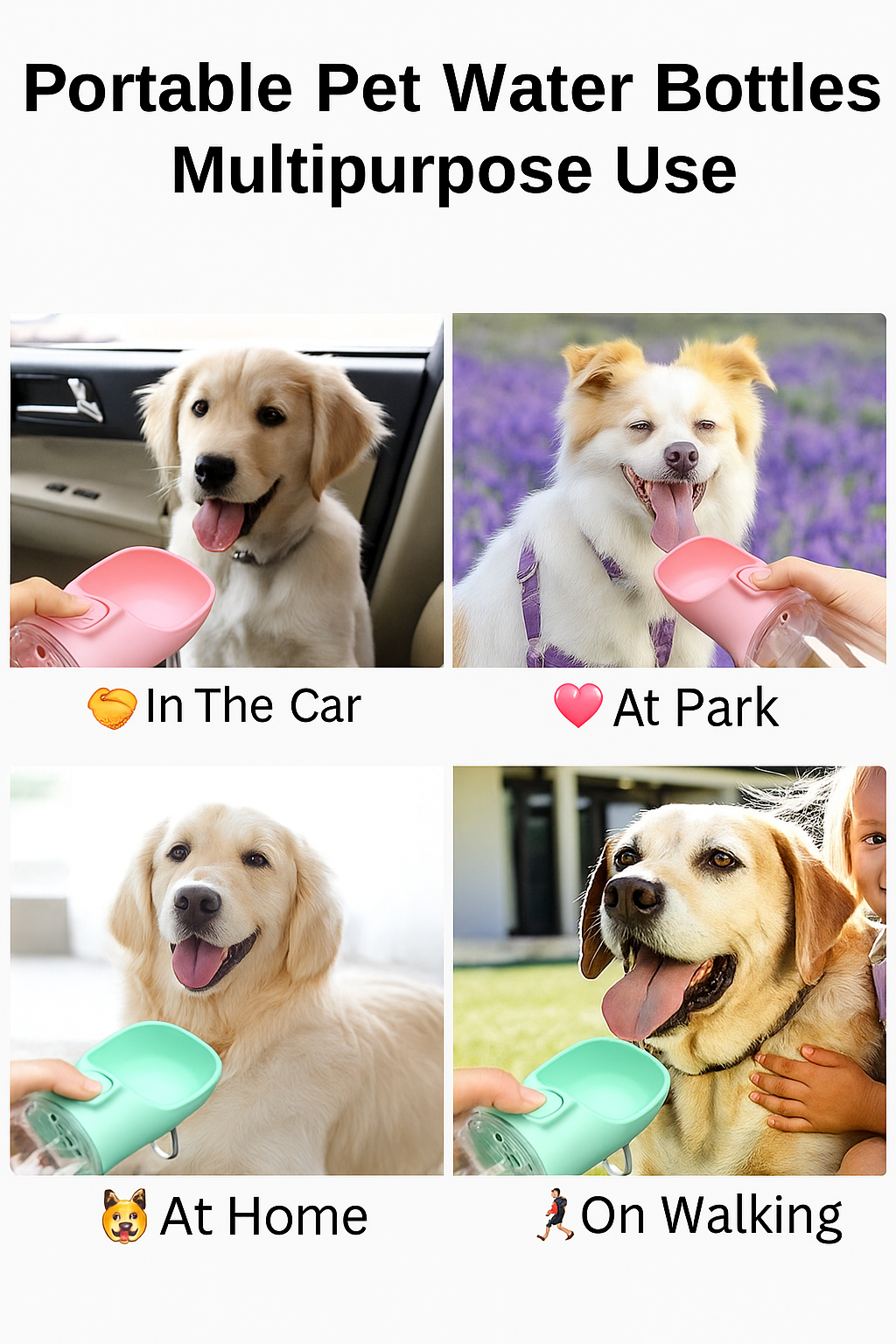 Dog & Cat Portable Water Bottle