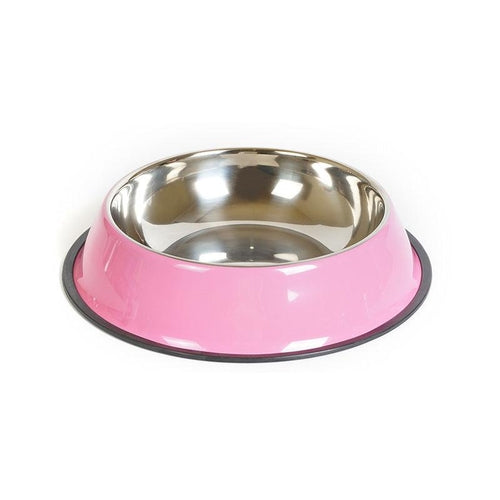 Dual-Use Stainless Steel Pet Bowl