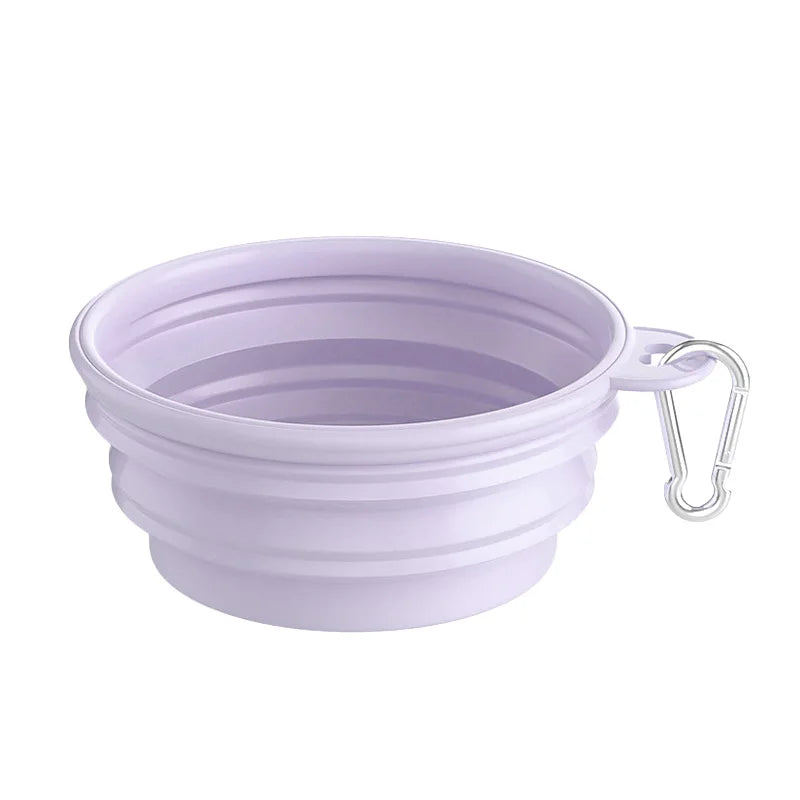 Foldable Silicone Pet Travel Bowl