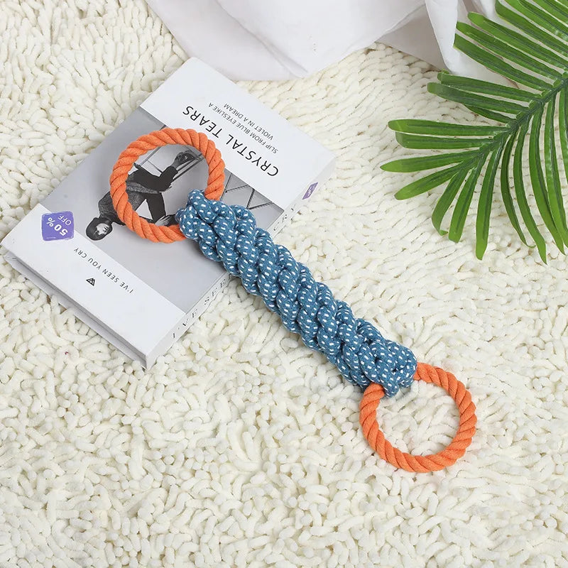 Double Ring Cotton Rope Dog Toy