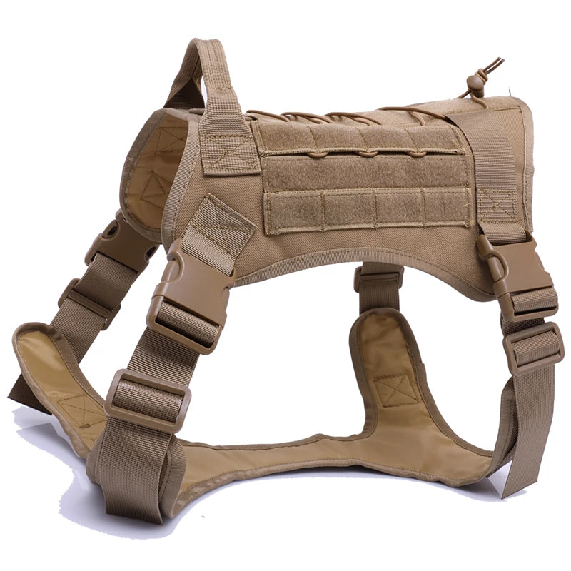 Tactical Dog Harness & Leash Set with Collar