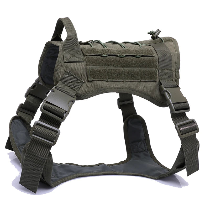 Tactical Dog Harness & Leash Set with Collar