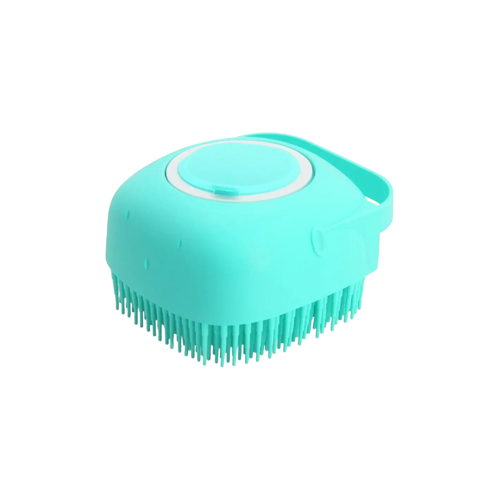 Dog Bathing Brush & Shampoo Dispenser