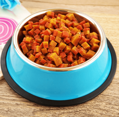 Dual-Use Stainless Steel Pet Bowl
