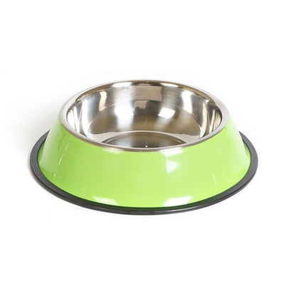 Dual-Use Stainless Steel Pet Bowl