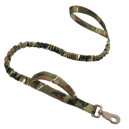 Tactical Dog Collar & Bungee Leash Set