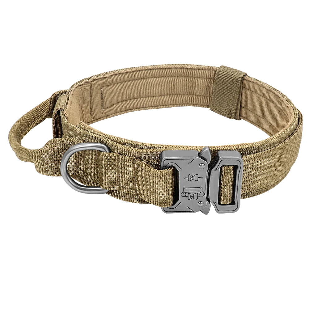 Tactical Dog Collar & Bungee Leash Set