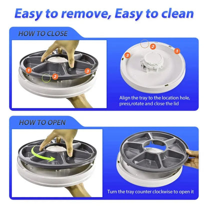 6-Meal Automatic Pet Feeder Dispenser