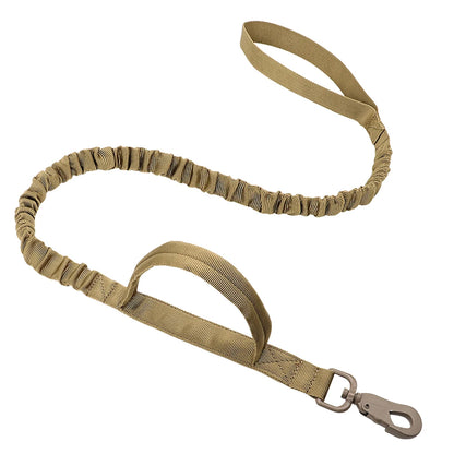 Tactical Dog Collar & Bungee Leash Set