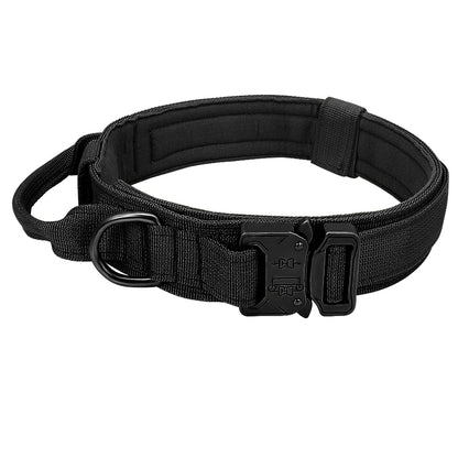 Tactical Dog Collar & Bungee Leash Set
