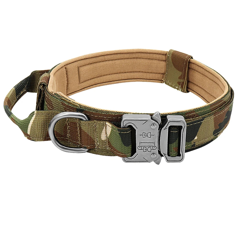 Tactical Dog Collar & Bungee Leash Set