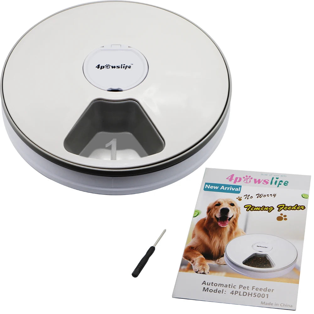 6-Meal Automatic Pet Feeder Dispenser