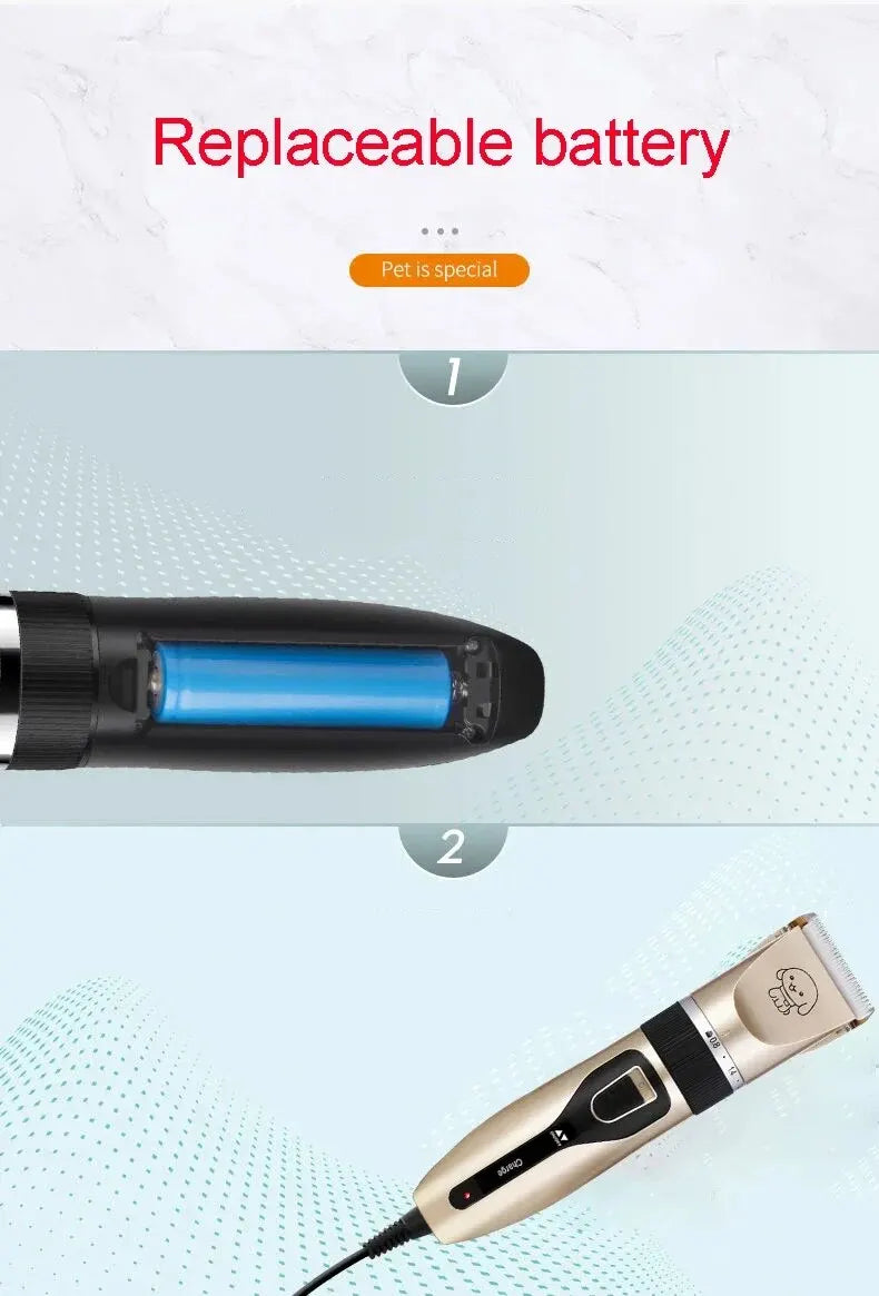 Cordless Pet Hair Clippers
