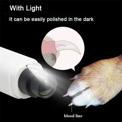 USB Charging Pet Nail Grinder