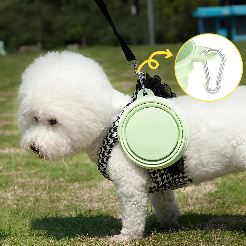 Foldable Silicone Pet Travel Bowl