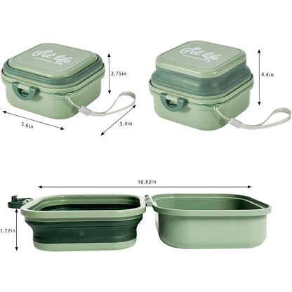 2-in-1 Portable Dog Travel Bowl