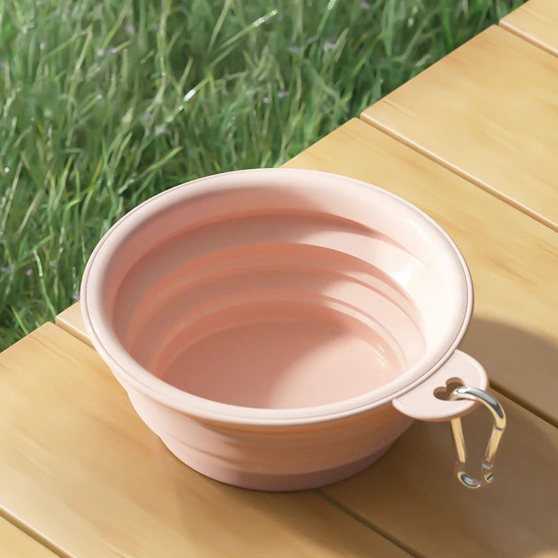 Foldable Silicone Pet Travel Bowl