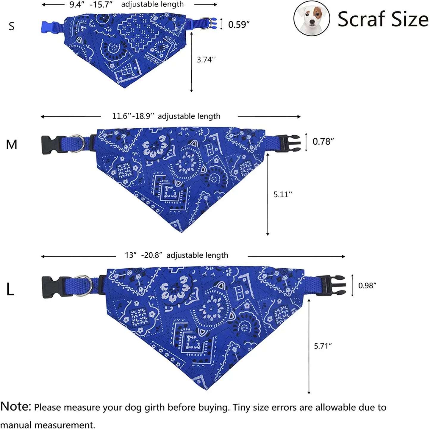 Dog & Cat Bandana Collar