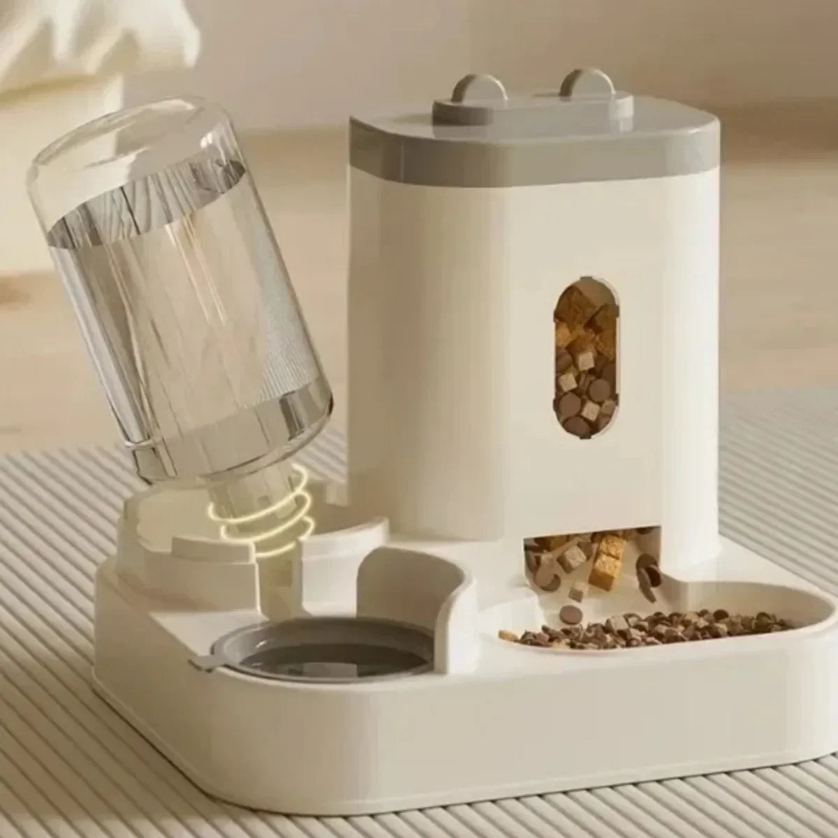2-in-1 Automatic Pet Feeder & Water Bowl