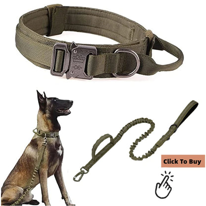 Tactical Dog Harness & Leash Set with Collar