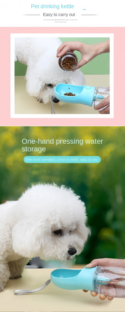 Dog Water Bottle & Food Container
