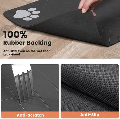 Pet Food & Water Bowl Mat