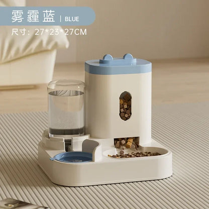 2-in-1 Automatic Pet Feeder & Water Bowl