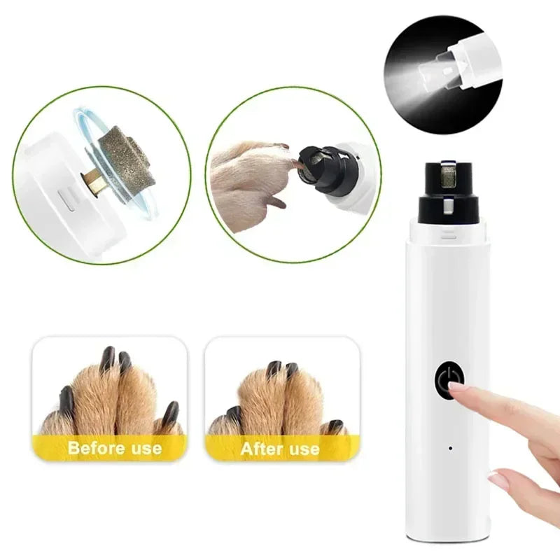 USB Charging Pet Nail Grinder