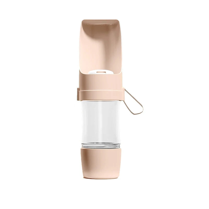2-in-1 Pet Water Bottle & Food Container