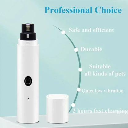 USB Charging Pet Nail Grinder