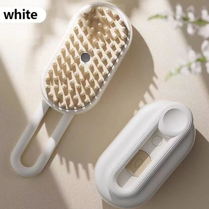 3-in-1 Pet Grooming Brush — Steam, Massage & Hair Removal