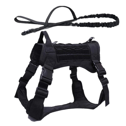 Tactical Dog Harness & Leash Set with Collar