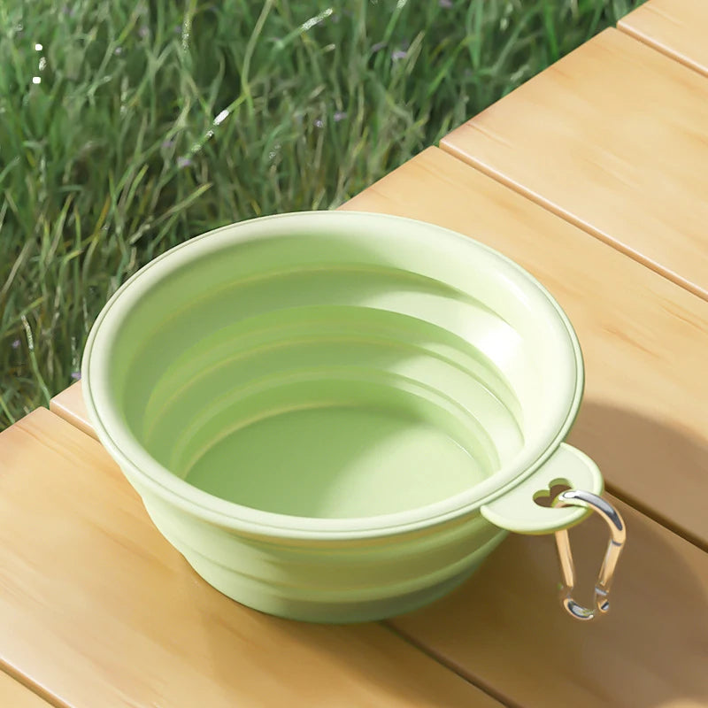 Foldable Silicone Pet Travel Bowl