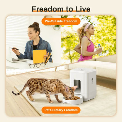 Smart Wi-Fi Automatic Pet Feeder Dispenser