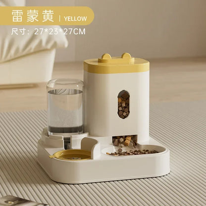 2-in-1 Automatic Pet Feeder & Water Bowl