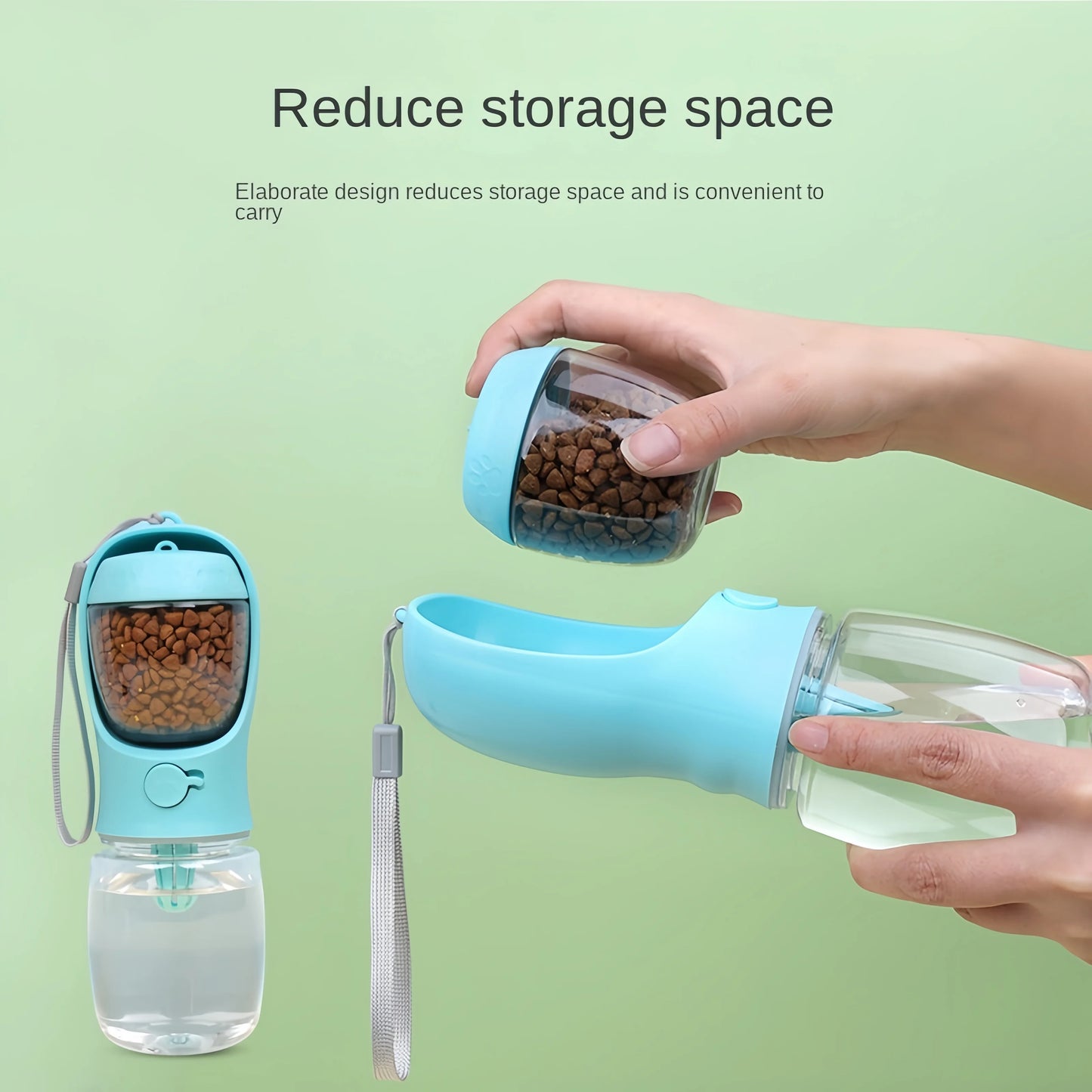 Dog Water Bottle & Food Container