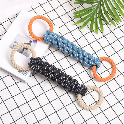 Double Ring Cotton Rope Dog Toy