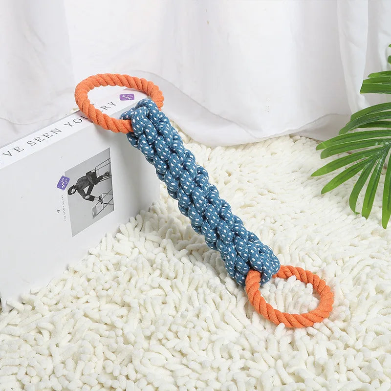 Double Ring Cotton Rope Dog Toy