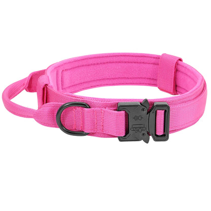 Tactical Dog Collar & Bungee Leash Set