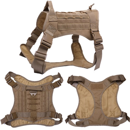 Tactical Dog Harness & Leash Set with Collar