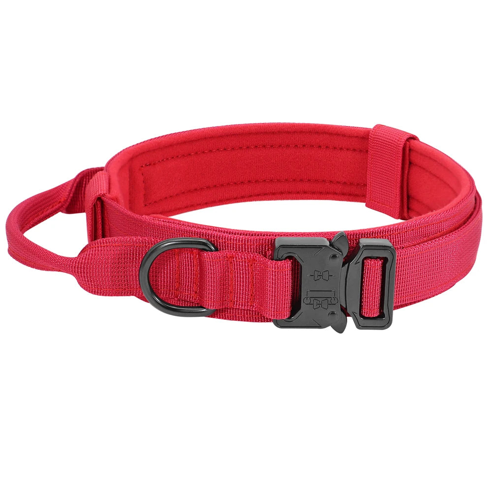 Tactical Dog Collar & Bungee Leash Set