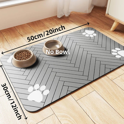 Pet Food & Water Bowl Mat