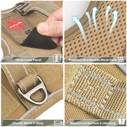 Tactical Dog Harness for Small Dogs