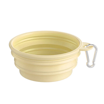 Foldable Silicone Pet Travel Bowl