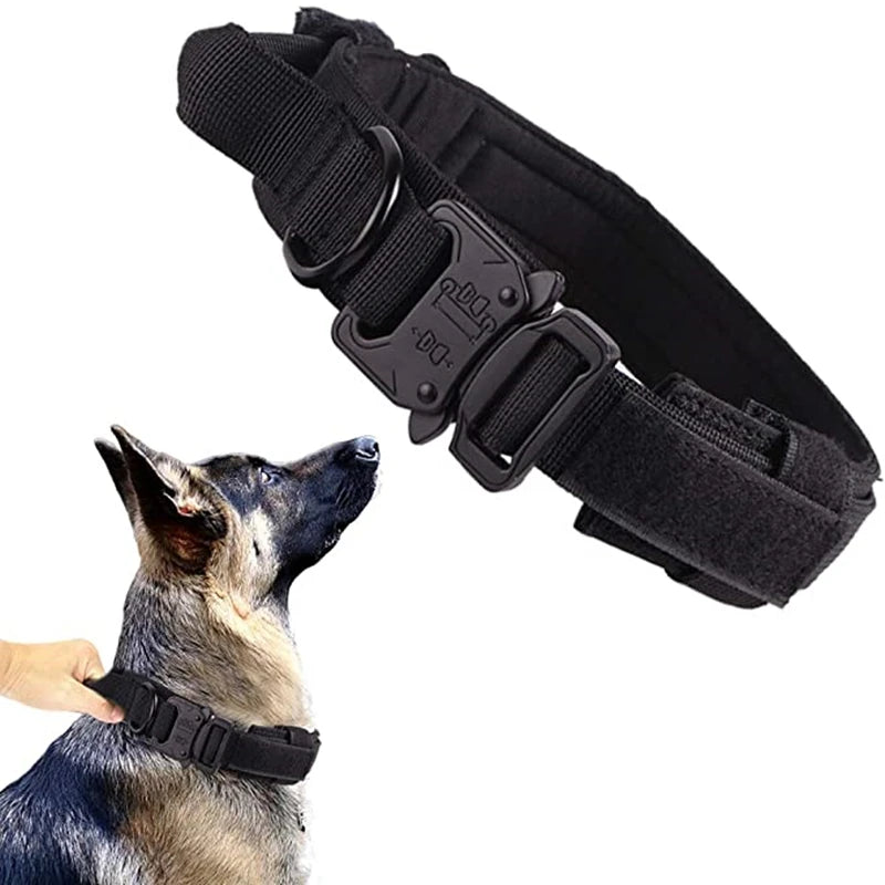 Tactical Dog Harness & Leash Set with Collar