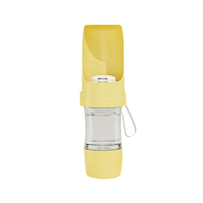 2-in-1 Pet Water Bottle & Food Container