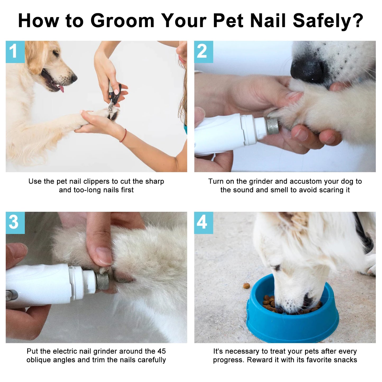 Portable Electric Pet Nail Grinder