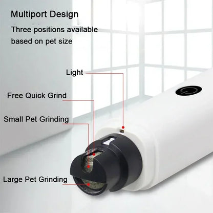 USB Charging Pet Nail Grinder