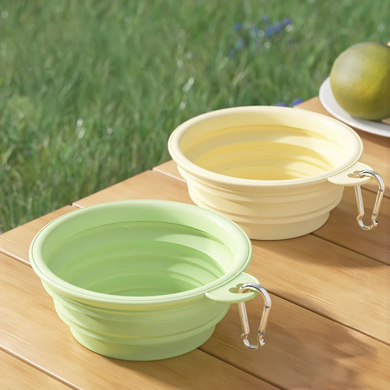 Foldable Silicone Pet Travel Bowl